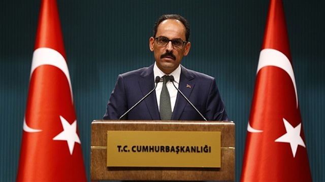 Presidential spokesman Ibrahim Kalın