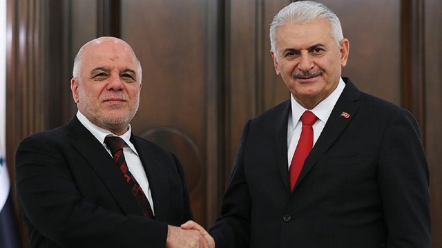 Turkish PM Binali Yıldırım spoke with his Iraqi counterpart Haider al-Abadi