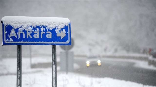 Ankara için kar yağışı uyarısı yapıldı. 