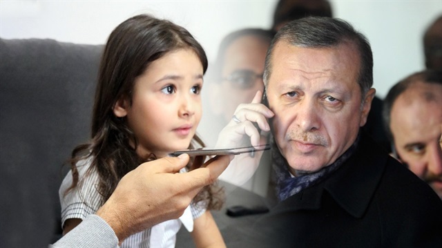 Cumhurbaşkanı Erdoğan minik Irmak'ı aradı.