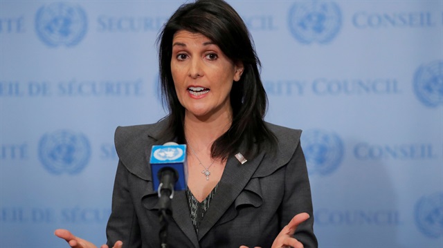 ABD'nin Birleşmiş Milletler Daimi Temsilcisi Nikki Haley