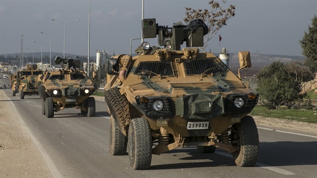 Suriye sınırına takviye amaçlı zırhlı ekipler Kilis'e ulaştı.