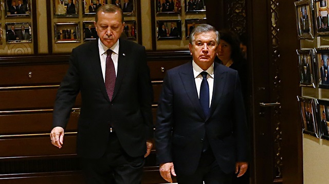 Arşiv: Cumhurbaşkanı Erdoğan, Özbekistan Cumhurbaşkanı Mirziyoyev