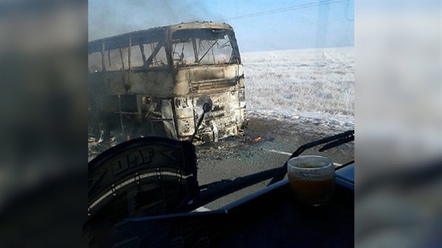 Kazakistan'ın Aktöbe eyaletinde yolcu otobüsünün yanması sonucu 52 kişi hayatını kaybetti.