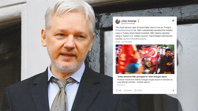 Assange’dan 15 Temmuz ayarı