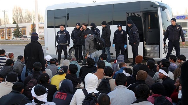 A total of 211 undocumented migrants have been held in Turkey's northwestern Edirne province