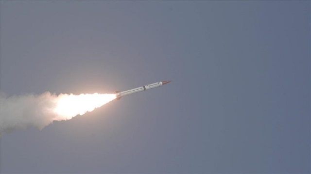 صاروخ حوثي باتجاه السعودية (من السابق)