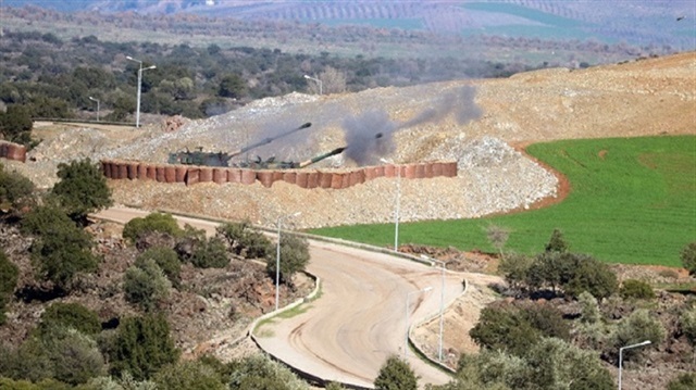 Turkish tanks strike PKK/PYD positions in Afrin