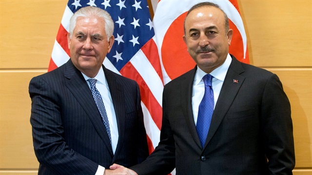 ABD Dışişleri Bakanı Tillerson ve Dışişleri Bakanı Davutoğlu