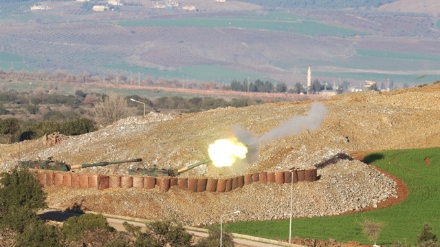 Türk obüsleri Afrin’i vurmaya devam ediyor.