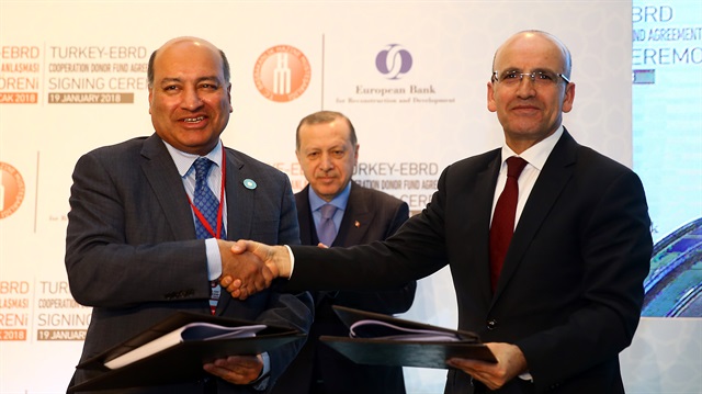 The agreement was signed by Deputy Prime Minister Mehmet Şimşek and EBRD head Suma Chakrabarti in the presence of President Recep Tayyip Erdoğan in Istanbul.