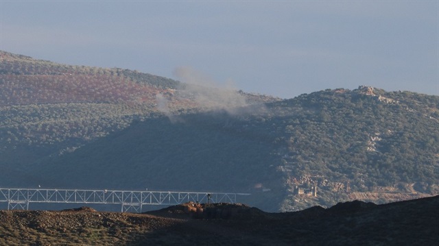 Turkish artillery targets PKK/PYD positions in Afrin