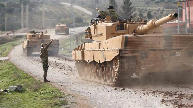 TSK, Afrin için başlattığı Zeytin Dalı Harekatı kapsamında ilerliyor. 