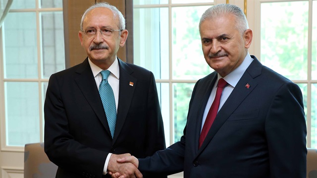 Başbakan Binali Yıldırım ile CHP Genel Başkanı Kemal Kılıçdaroğlu