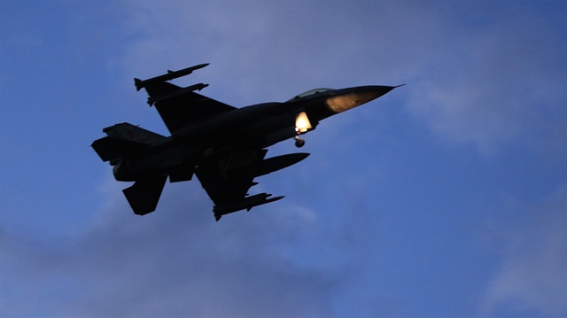 A military aircraft of Turkish Air Force