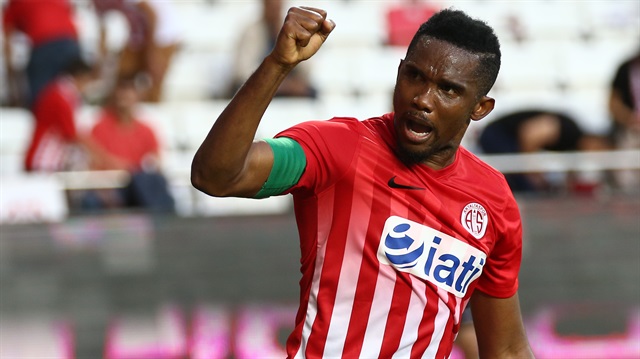Samuel Eto'o'nun Antalyaspor'la sözleşmesi sezon sonunda sona eriyor. Kamerunlu futbolcu, kırmızı beyazlıların en golcü oyuncusu konumunda.