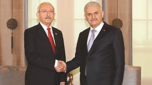 Başbakan Yıldırım ile Kılıçdaroğlu arasındaki görüşme 50 dakika sürdü.