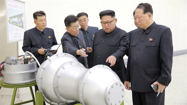 File Photo: North Korean leader Kim Jong Un provides guidance on a nuclear weapons program in this undated photo released by North Korea's Korean Central News Agency
