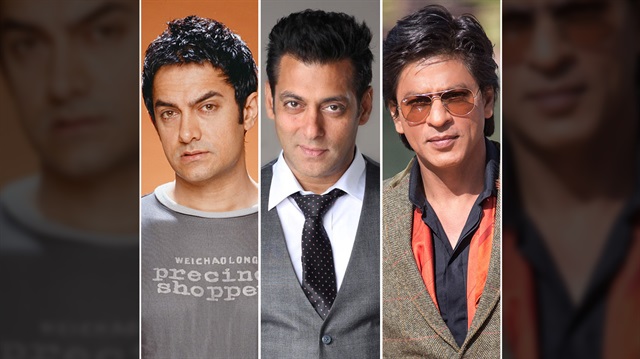 Aamir Khan, Salman Khan ve Shah Rukh Khan.