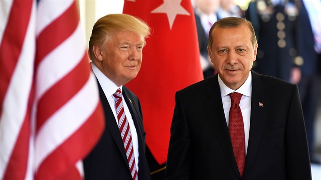 Cumhurbaşkanı Recep Tayyip Erdoğan ile ABD Başkanı Donald Trump