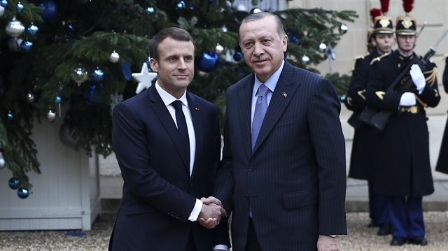 Arşiv: Cumhurbaşkanı Recep Tayyip Erdoğan, Fransa Cumhurbaşkanı Macron