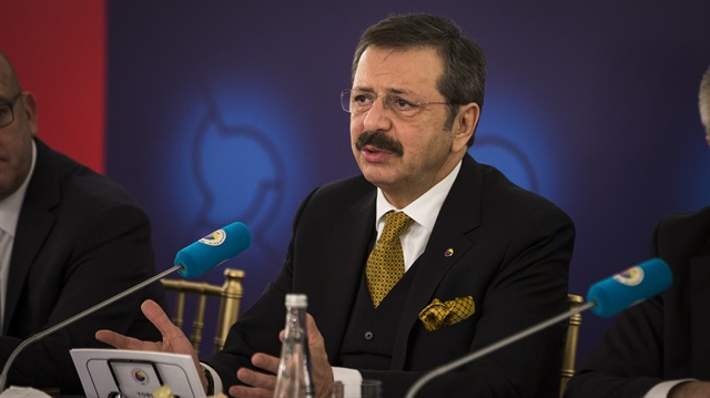 Türkiye Odalar ve Borsalar Birliği (TOBB) Başkanı Rifat Hisarcıklıoğlu.