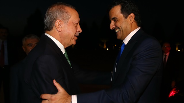Arşiv: Cumhurbaşkanı Recep Tayyip Erdoğan, Katar Emiri Şeyh Temim bin Hamed Al Sani
