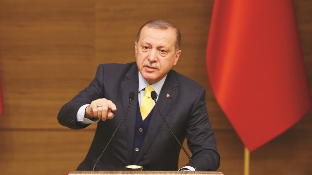 Cumhurbaşkanı Tayyip Erdoğan, Zeytin Dalı Harekatı ile Münbiç’ten başlayarak sınırın tamamen temizleneceği mesajı verdi