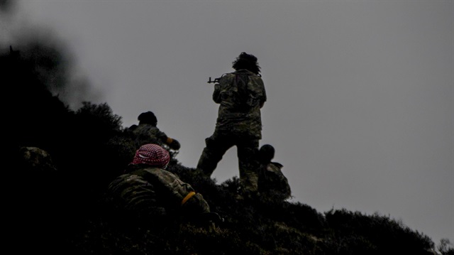 File Photo: A member of Free Syrian Army (FSA), backed by Turkish Army, is seen after they liberated Umar Ushaghi village in the north of Syria's Afrin during an operation against PYD/PKK in Afrin, as part of the "Operation Olive Branch", on January 23, 2018 in Afrin, Syria. 