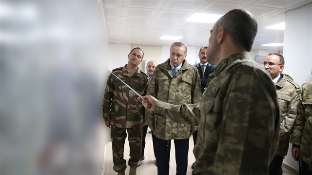 Cumhurbaşkanı Erdoğan, operasyona dair bilgi aldı.