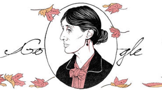 Google bugün doodle olarak Virginia Woolf'u andı. 