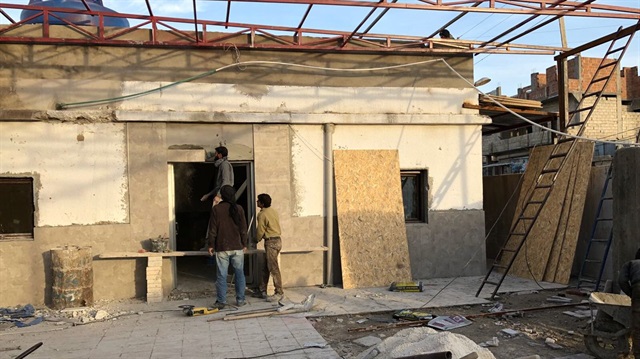 Soran'daki kliniğin inşası büyük bir hızla sürüyor. 
