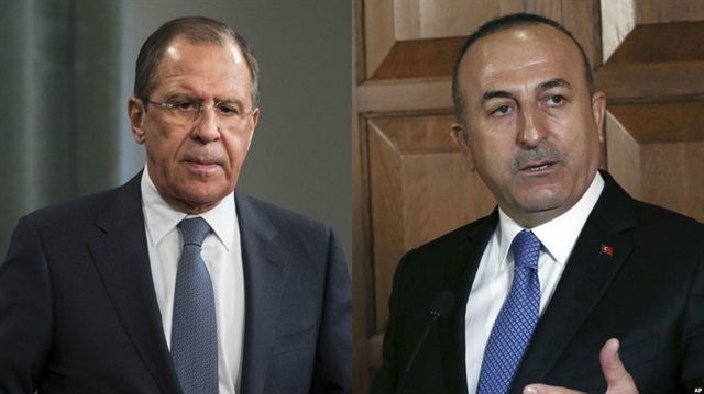 Dışişleri Bakanı Mevlüt Çavuşoğlu ile Rusya Dışişleri Bakanı Sergey Lavrov