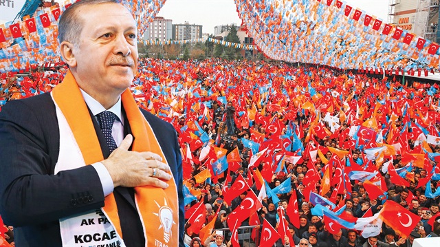 Erdoğan, “Dün çukur eylemlerinde, 15 Temmuz’da, Fırat Kalkanı’nda, bugün Zeytin Dalı Operasyonu’nda, yarın da neresi gerekiyorsa orada bu bedeli ödemekten asla çekinmeyeceğiz” diye konuştu.