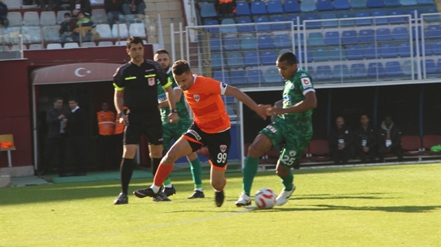 Adanaspor -Giresunspor maçı 1-1'lik skorla sona erdi.