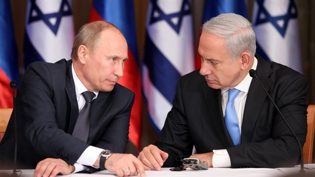 Rusya Devlet Başkanı Vladimir Putin ile İsrail Başbakanı Binyamin Netanyahu