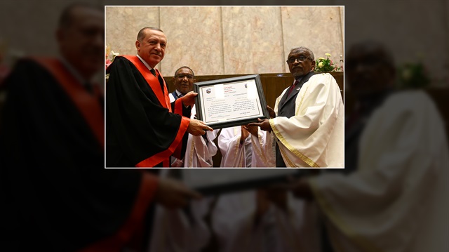 Cumhurbaşkanı Recep Tayyip Erdoğan’ın Sudan Hartum Üniversitesi’nde konuşma yapmıştı. 