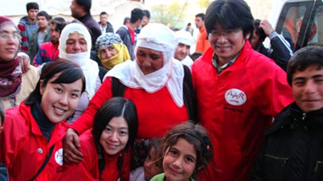 Yardım gönüllüsü Miyazaki, Van depreminden sonra yaşanan artçıda hayatını kaybetmişti.