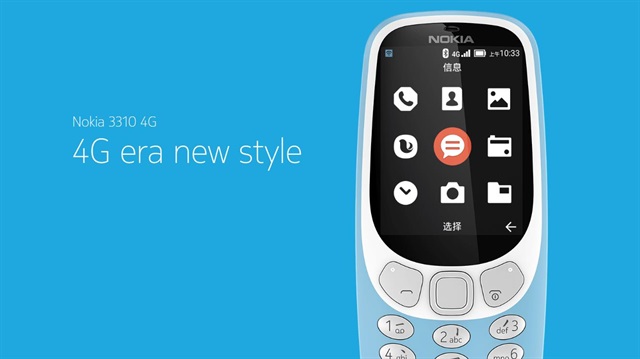 Yeni Nokia 3310 bu görselle tanıtıldı. 