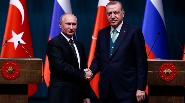 Cumhurbaşkanı Erdoğan, Rusya Devlet Başkanı Putin
