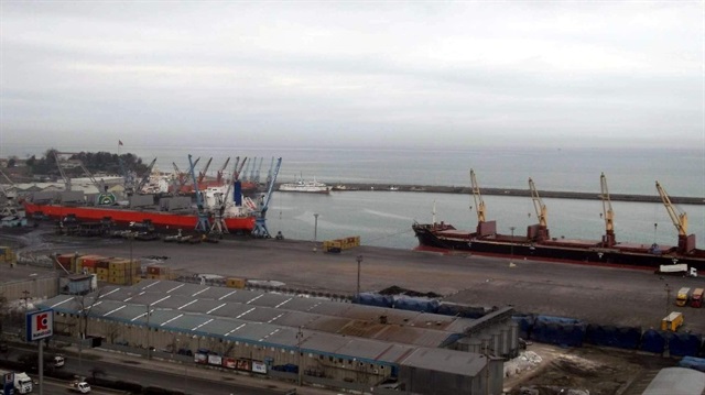 Trabzon Limanı'ndan yılda 1 milyon ton hububat gönderiliyor. 