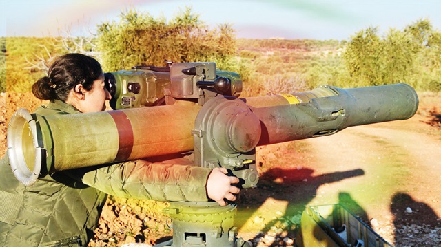 PKK’lılara verilen ABD  yapımı TOW tanksavar roketi