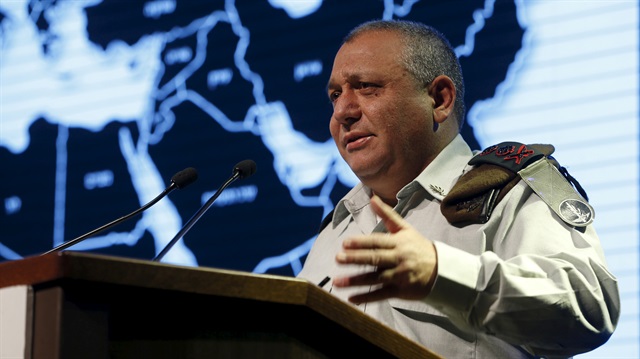 İşgalci İsrail Genelkurmay Başkanı Gadi Eizenkot