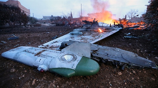 3 Şubat'ta İdlib'de Rusya'ya ait savaş uçağı düşürüldü.
