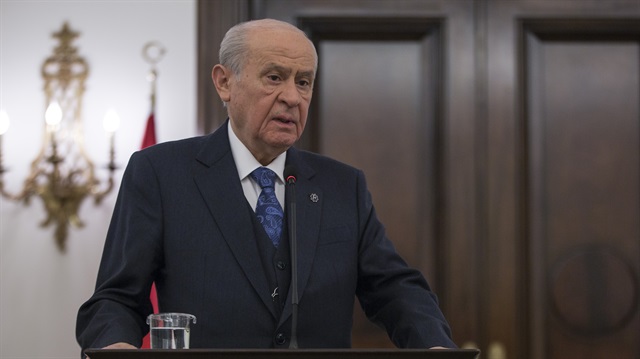 Turkey’s opposition Nationalist Movement Party (MHP) leader Devlet Bahçeli