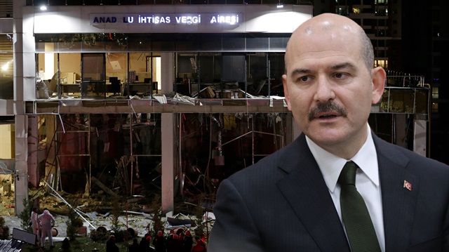 İçişleri Bakanı Süleyman Soylu, Ankara'daki patlamaya ilişkin açıklamalarda bulundu. 