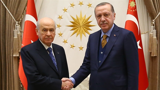 Cumhurbaşkanı Erdoğan ve MHP Lideri Devlet Bahçeli