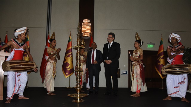 Celebrations at the Sri Lankan Embassy in Ankara, Turkey