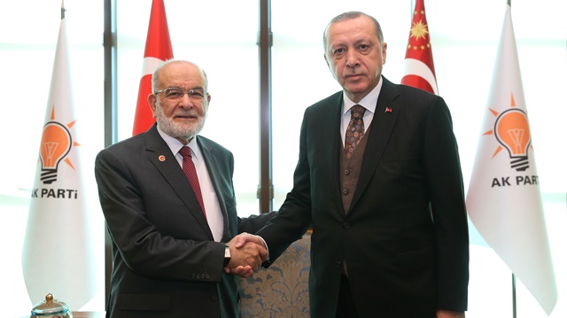 Cumhurbaşkanı Erdoğan, SP Lideri Karamollaoğlu