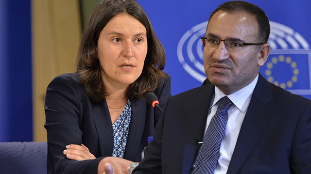 Başbakan Yardımcısı Bekir Bozdağ ile  Avrupa Parlamentosu Raportörü Kati Piri